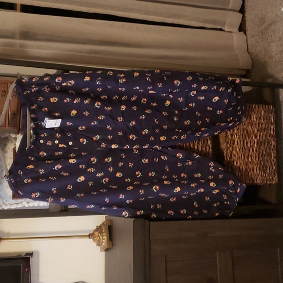 FREEPEOPLE PARACHUTE ROSE COTTEN PANTS..NEW WITH TAG LARGE - Picture 2 of 3